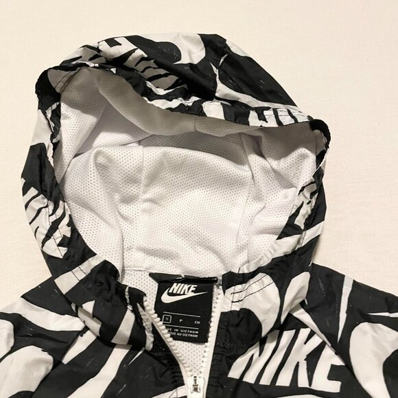 Nike Kids Sportswear Windrunner Jacket White Cj7426-104 Girls Size Small - Picture 4 of 16